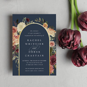 Rustic Bloom Watercolor Floral Arch Wedding