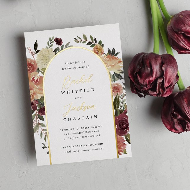 Rustic Bloom Watercolor Floral Arch Wedding (Creator Uploaded)