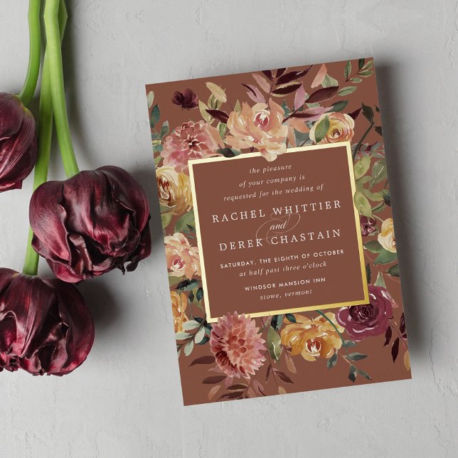 Rustic Bloom Watercolor Floral Wedding (Creator Uploaded)