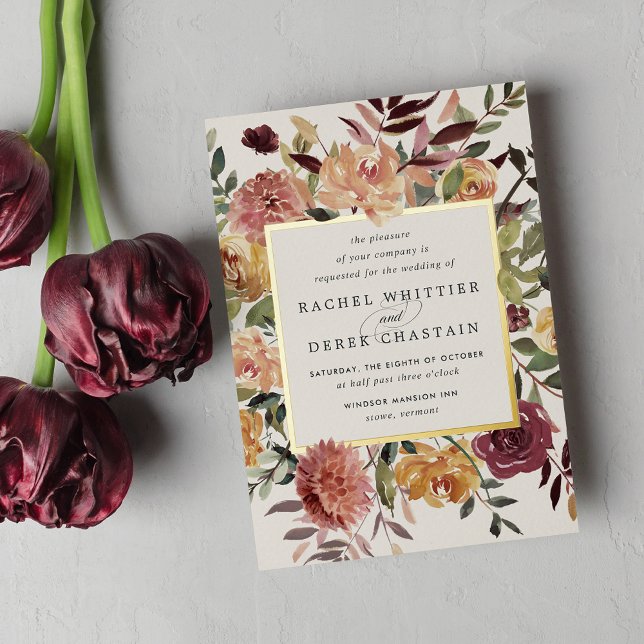 Rustic Bloom Watercolor Floral Wedding (Creator Uploaded)