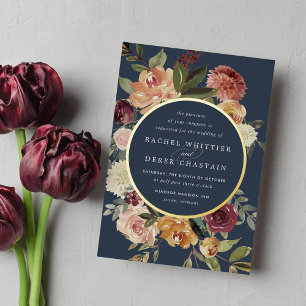 Rustic Bloom Watercolor Floral Wedding