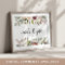 Rustic Bloom Wedding Cards & Gifts Sign