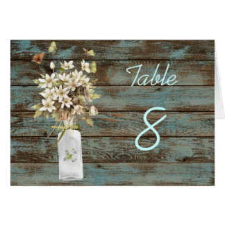 rustic blue barn wood wildflower country wedding