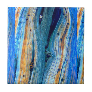 rustic blue wood boards tile