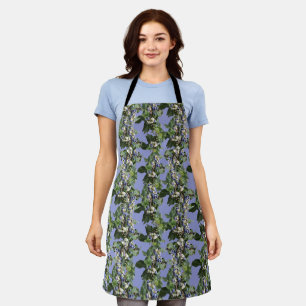 Rustic Blueberry Vine Cottage Kitchen All Over Apron