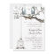 Rustic Bluebird Birdcage Wedding Invite