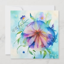 Rustic blumenwiese Floral Custom Name Gift Enclosu
