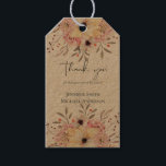 Rustic Blush Pink Floral Sage Wedding Gift Tags<br><div class="desc">Congratulations on your engagement, we hope you have a wonderful day and future life together filled with happiness and joy. This modern elegant wedding stationery item is part of a larger collection as designed by LeahG on behalf of the Low Budget Wedding Network® Please view the attached collection and 'additional...</div>