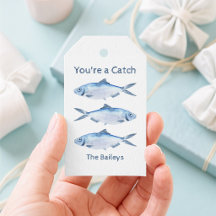 Rustic Boat Life Buoy Nautical Gift Tag