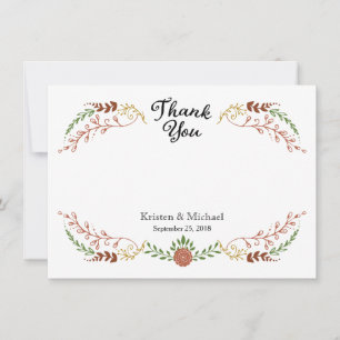 Rustic Bohemian Autumn Floral Wreath Wedding