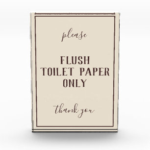 Rustic Bohemian Wheat Bathroom Septic Block