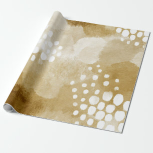Rustic Boho Abstract Textured Pattern -Earthy Tone Wrapping Paper