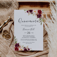 Rustic Boho Colourful Floral Quinceañera