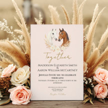 Rustic Boho Country Wedding Invitation