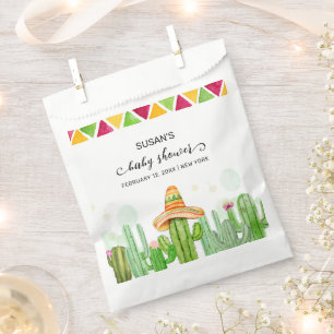 Rustic Boho Fiesta Cactus Taco 'Bout A Baby Shower Favour Bags