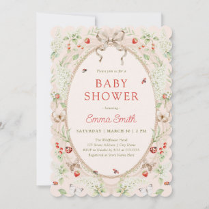 Rustic Boho Gender Neutral Baby Shower Invitation