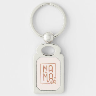 Rustic Boho Mama Key Ring