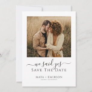 Rustic Boho Photo Wedding  Save The Date