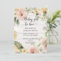 Rustic BOHO Pink Flowers Mummy to Bee Shower