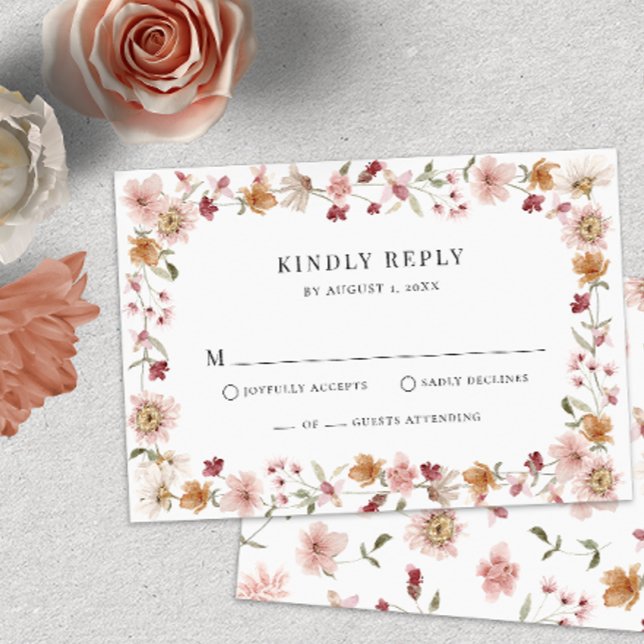 Rustic Boho RSVP Card (Creator Uploaded)