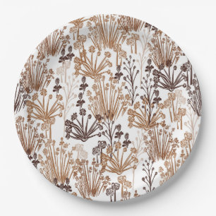 Rustic Boho Thorn & Thistle Outdoorsy Paper Plate