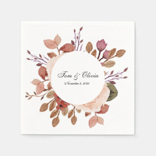 Rustic Boho Wedding Napkins