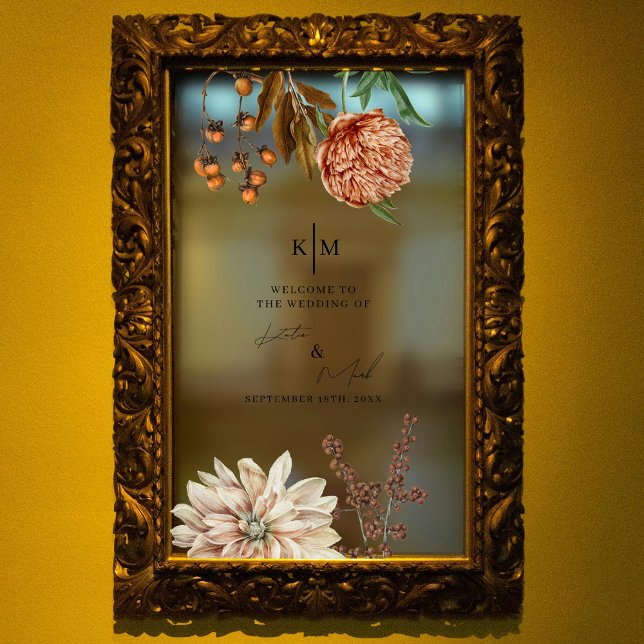 Rustic Boho Welcome To Our Wedding Decal (Rustic Boho Welcome To Our Wedding Decal)