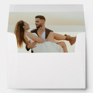 Rustic Boho Wildflower Floral Photo  Envelope