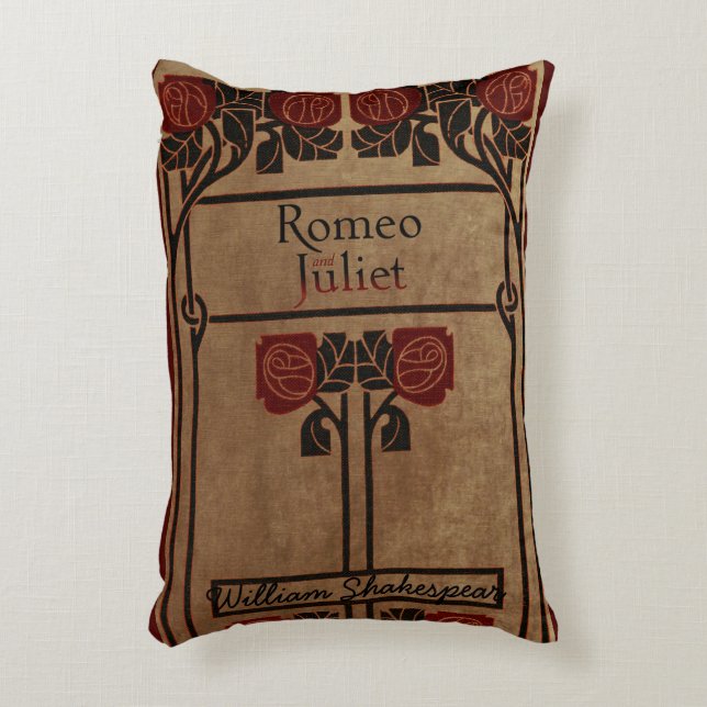 Rustic Book Cover Cushion Romeo And Juliet (Front(Vertical))