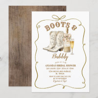 Rustic Boots and Bubbly Bridal Shower