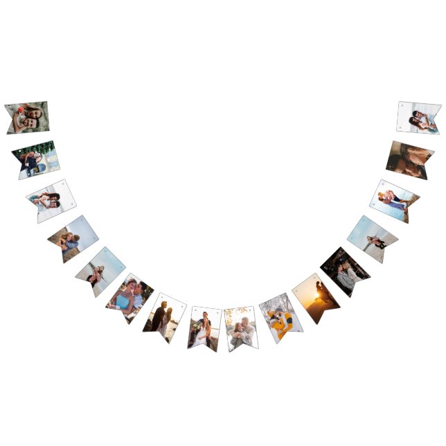 Rustic Botanical Autumn Pumpkin Fall Wedding Bunting (All)