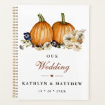 Rustic Botanical Autumn Pumpkin Fall Wedding Planner<br><div class="desc">Rustic Botanical Autumn Pumpkin Fall Wedding Planner. All the texts are pre-arranged for you to personalise easily and quickly with your own details.</div>