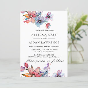 Rustic Botanical Eucalyptus Greenery Wedding Invit Invitation