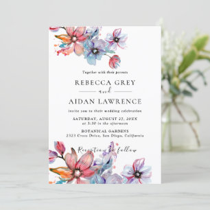Rustic Botanical Eucalyptus Greenery Wedding Invit Invitation