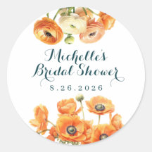 Rustic Botanical Garden Floral Bridal Shower
