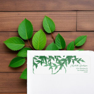 Rustic Botanical Leaves Wedding