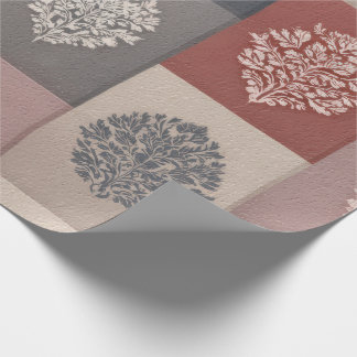 Rustic Botanical Wrapping Paper | Vintage Block Pr