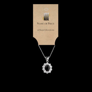 Rustic Bracelet Hanging Display Logo Business Card