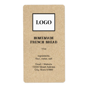 Rustic Bread Bakery Business Add Logo Food