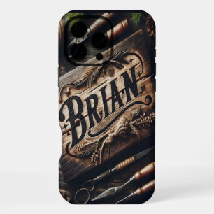 Rustic Brian Sign iPhone 16 Pro Max Case
