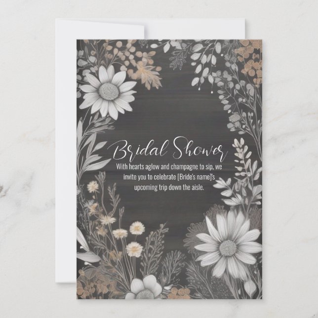 Rustic Bridal Shower Invitation (Front)