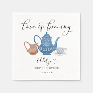Rustic Bridal Tea Shower Napkin