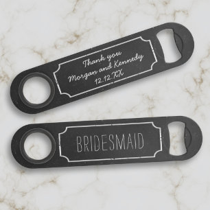 Rustic Bridesmaid Wedding Favour Bottle Opener