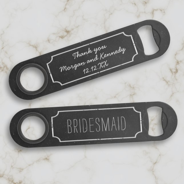 Rustic Bridesmaid Wedding Favour Bottle Opener (Creator Uploaded)