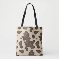 Rustic Brown Cowhide Cow Print Country Western
