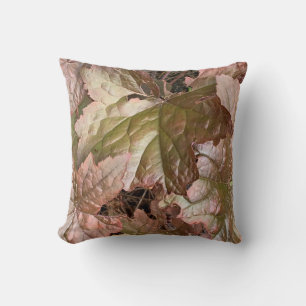 Rustic Brown "Metallic" Plant Cushion