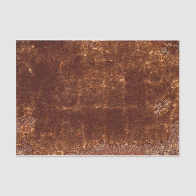 Rustic Brown Texture Country Vintage Grunge Tissue Paper (Front)