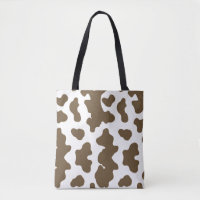 Rustic Brown & White Cow Print Country Western