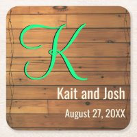 Rustic Brown Wooden Barn Wall Farm Monogram