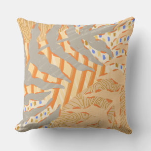 Rustic Brush Pastel Cushion